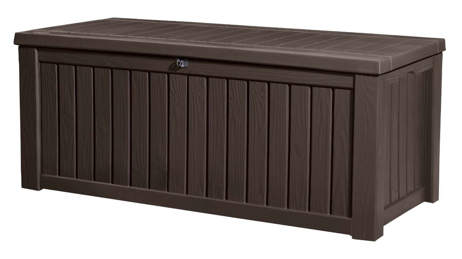 Keter Rockwood Plastic Deck Storage Container Box