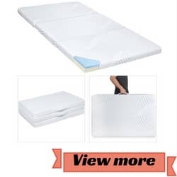 Best Choice Products Portable 3" Tri Folding Gel Memory Foam Mattress review