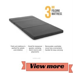 LUCID 3 Inch Tri-Folding Mattress review