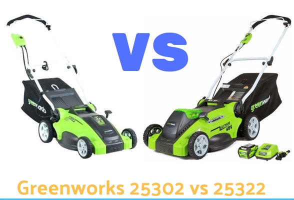 Greenworks 25302 vs 25322