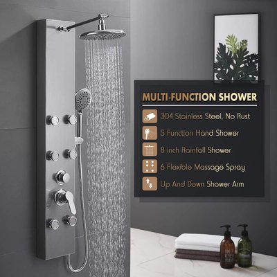 ROVOGO 304 Stainless Steel Shower Panel