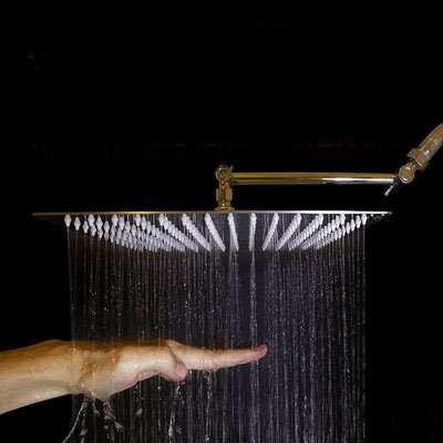 12 Inch Rainfall Shower Head - 12” Square