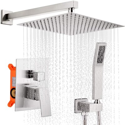 Qomolangma 12 inches Bathroom Rain Shower System